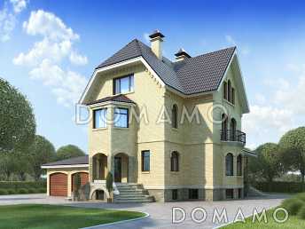 Проект трёхэтажного коттеджа с гаражом, подвалом и бассейном Проект трёхэтажного коттеджа с гаражом, подвалом и бассейном