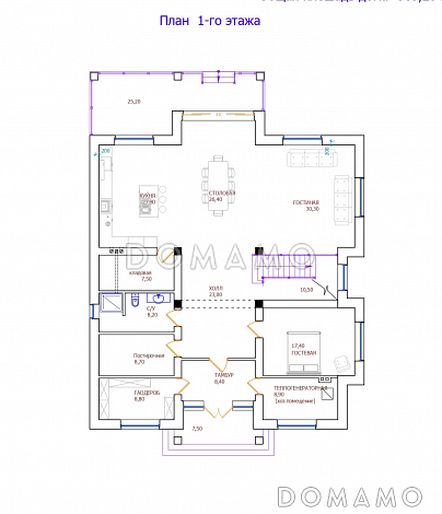 Проект 310 / План 1 этажа