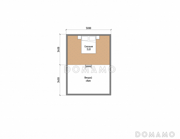 ДК-185 / План 2 этажа ДК-185 / План 2 этажа