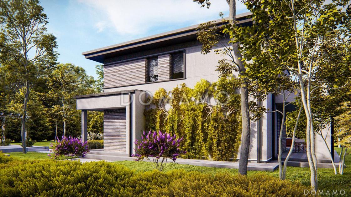 Проект двухэтажного дома с кабинетом, мастер-спальней, кладовой / 5