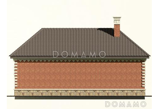 Гараж для машины и квадроцикла / Фасад 3