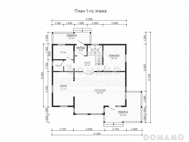 LR 200 / План 1 этажа LR 200 / План 1 этажа