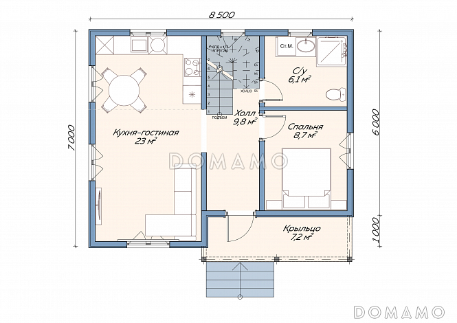 Каркасный дом 