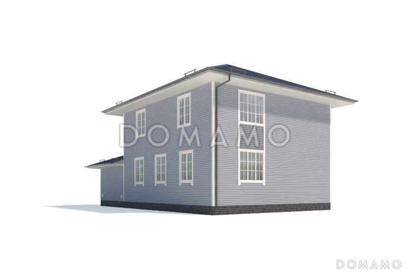 Проект  дома с многоскатной крышей / 5