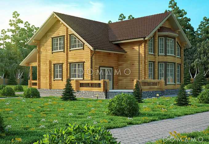 Проект дома с тремя спальнями и кабинетом Проект дома с тремя спальнями и кабинетом