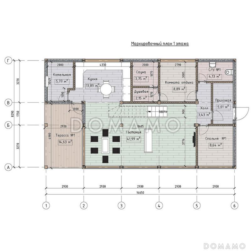 IDEA 185 / План 1 этажа