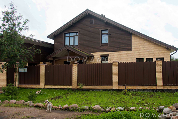 Проект кирпичного дома с сауной на первом этаже