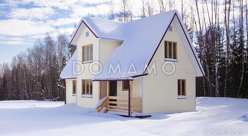 Проект дома из клееного бруса с небольшой кухней  / 8