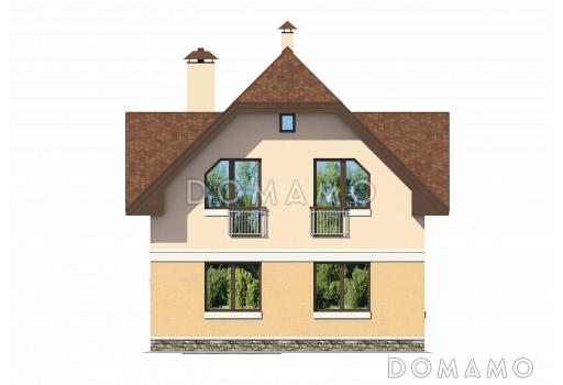 Проект небольшого дома / Фасад 3