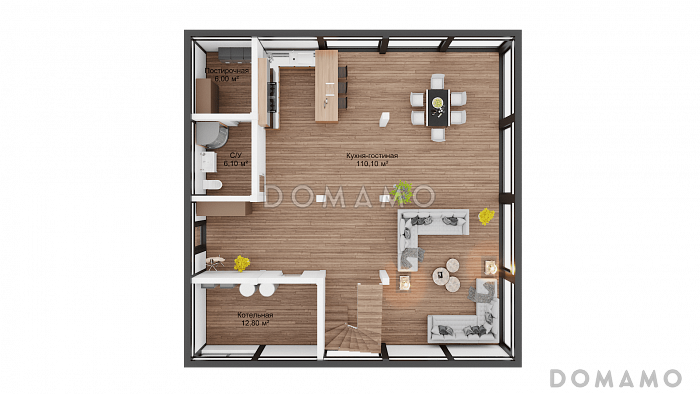 Титан / План 1 этажа