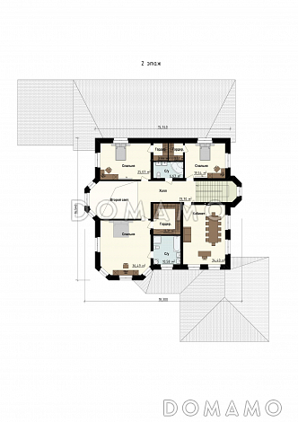 Конкорд / План 2 этажа Конкорд / План 2 этажа