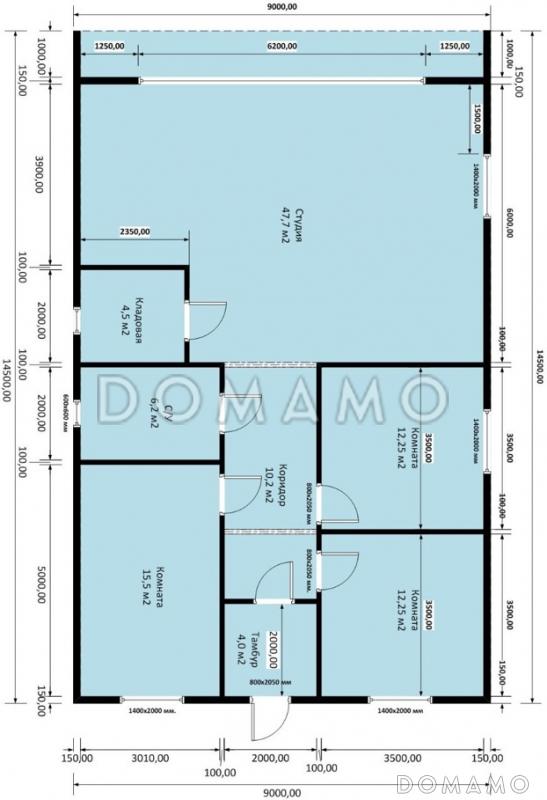 БарХаус / План 1 этажа