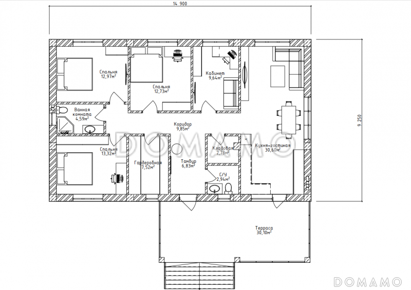 ОД-137 / План 1 этажа