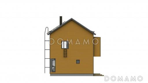 C-125 двухэтажный дом / Фасад 1