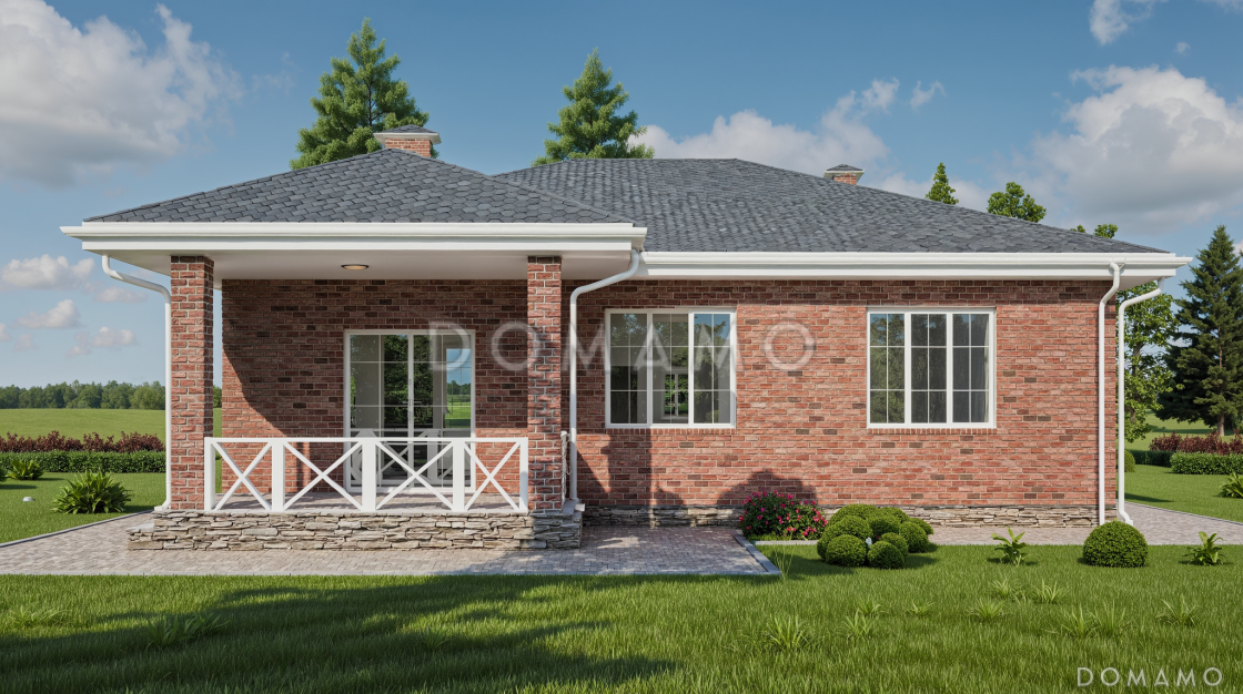 Проект дома из газобетона «АИСТ-КОМФОРТ-125» / 2