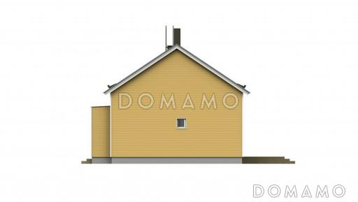 Проект каркасного дачного дома / Фасад 4