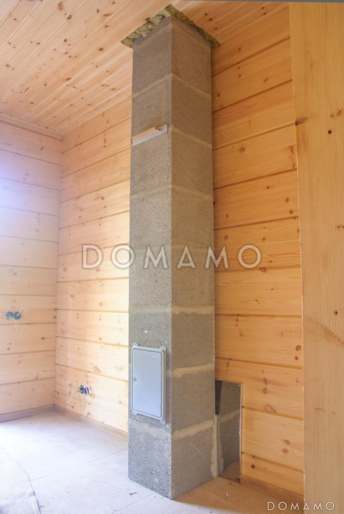 Проект дома из клееного бруса с гостиной, совмещенной с кухней-столовой / 16