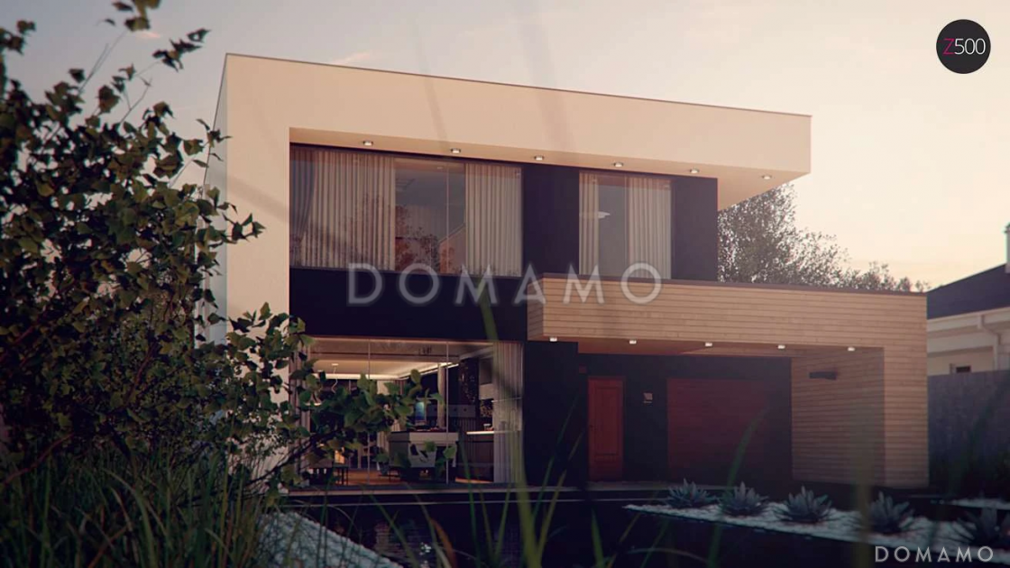 Проект кирпичного дома с 4 спальнями и большой гостиной, адаптированный для сейсмозоны / 4