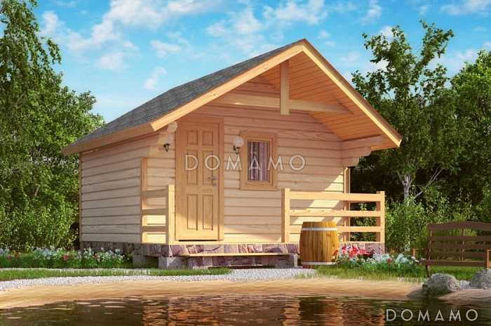 Проект бани из бруса 4х4 Проект бани из бруса 4х4