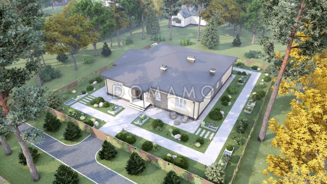 Проект дома с 4 спальнями, комнатой для гостей и просторной гостиной / 6