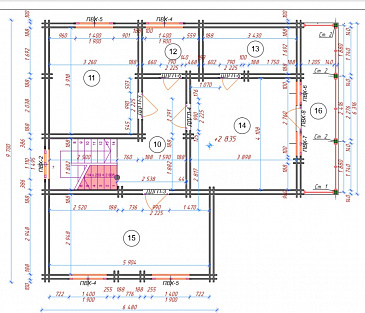 Усмань 152 / План 2 этажа Усмань 152 / План 2 этажа