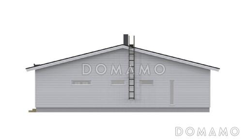 С-229 одноэтажный дом  / Фасад 1
