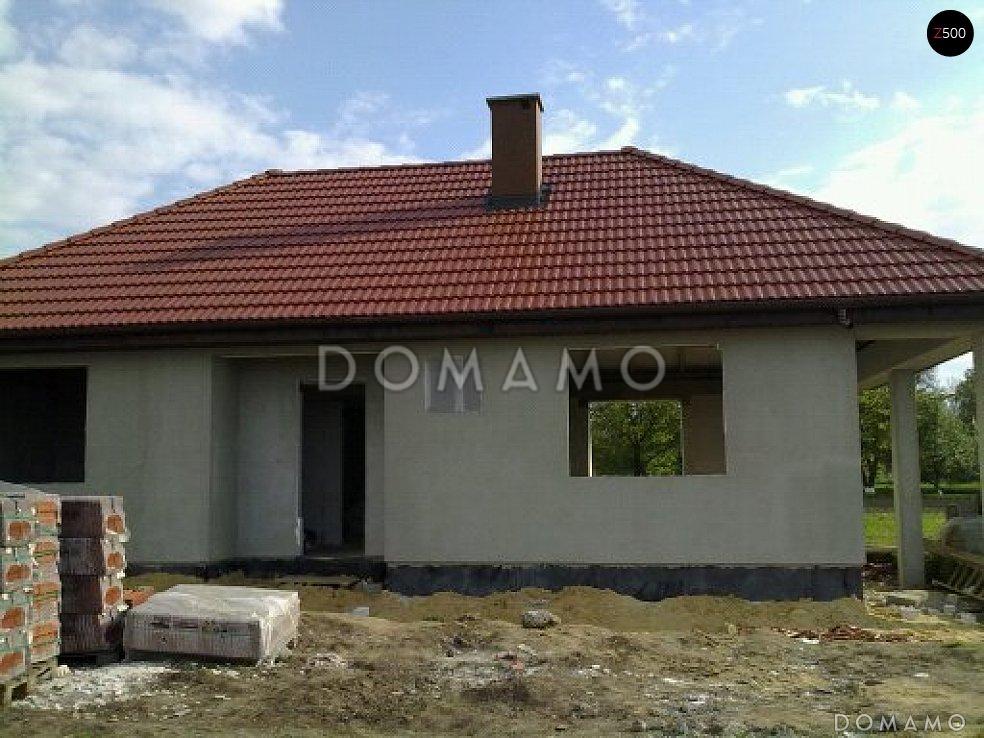 Проект компактного одноэтажного дома из газобетона с двумя спальнями и боковой террасой  / 10