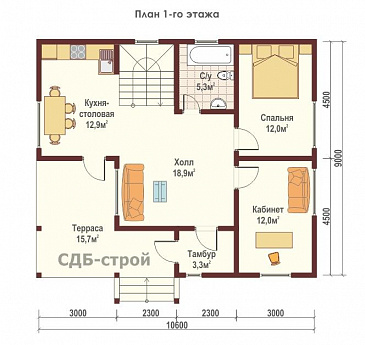 ДПБ24 / План 1 этажа ДПБ24 / План 1 этажа