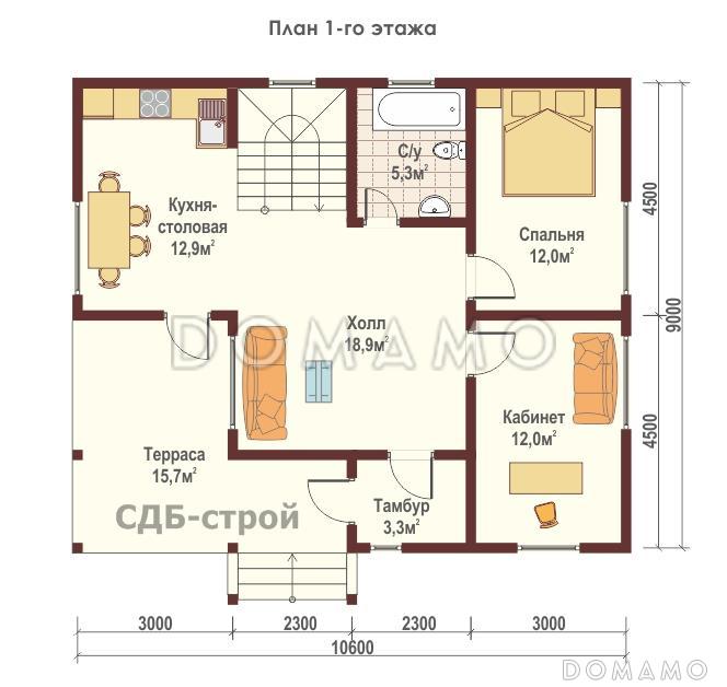 ДПБ24 / План 1 этажа