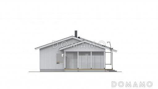 Проект рационально распланированного дома / Фасад 1