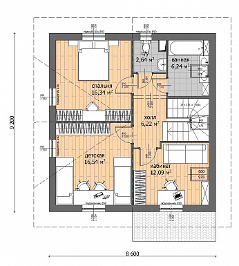 BASIS 120 / План 2 этажа BASIS 120 / План 2 этажа
