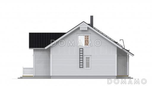 Проект каркасного дома / Фасад 2