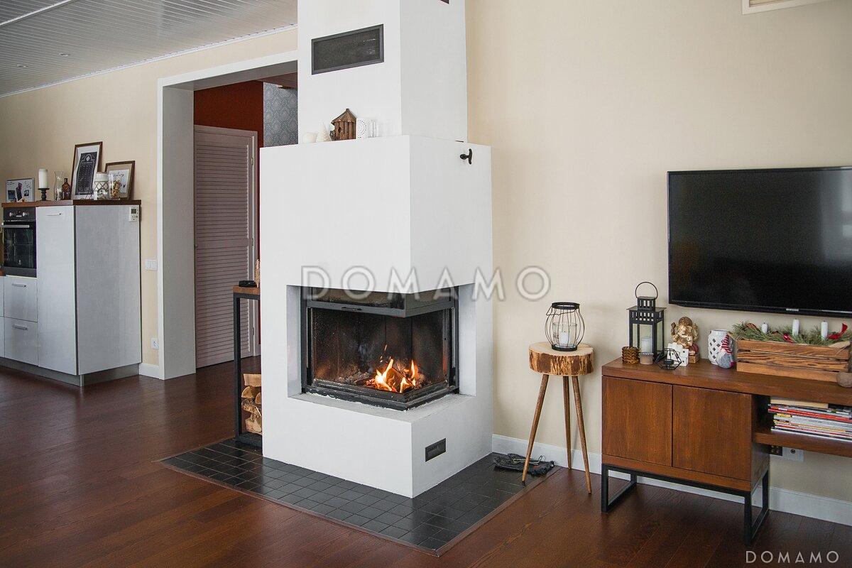 Проект мансардного дома из газобетона с 4 спальнями, кабинетом, сауной и крытой террасой / 15