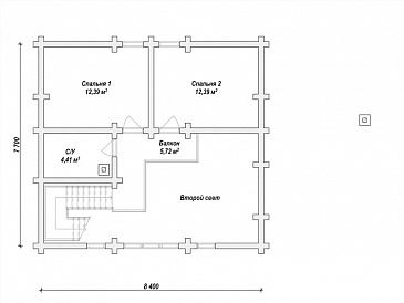N-181 / План 2 этажа N-181 / План 2 этажа
