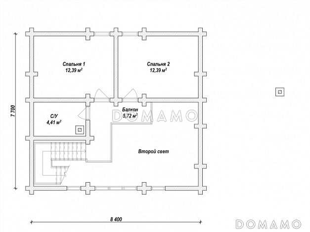 N-181 / План 2 этажа N-181 / План 2 этажа