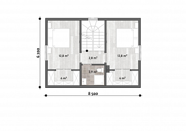 Идиллия / План 2 этажа