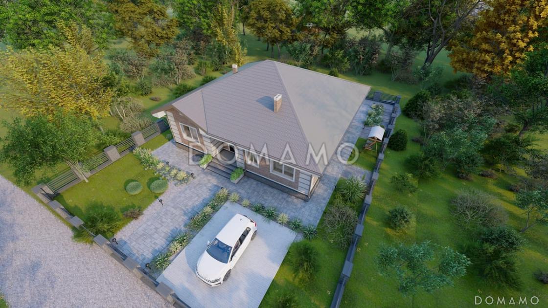 Проект одноэтажного дома из газобетона для небольшой семьи / 6