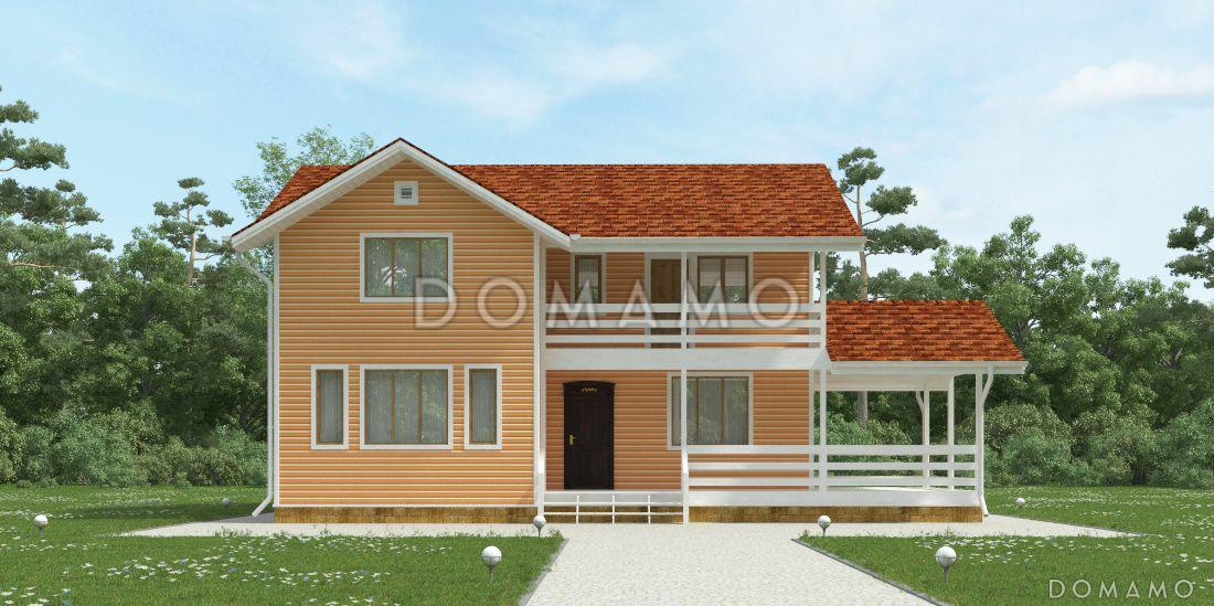 Проект бюджетного каркасного дома / 2