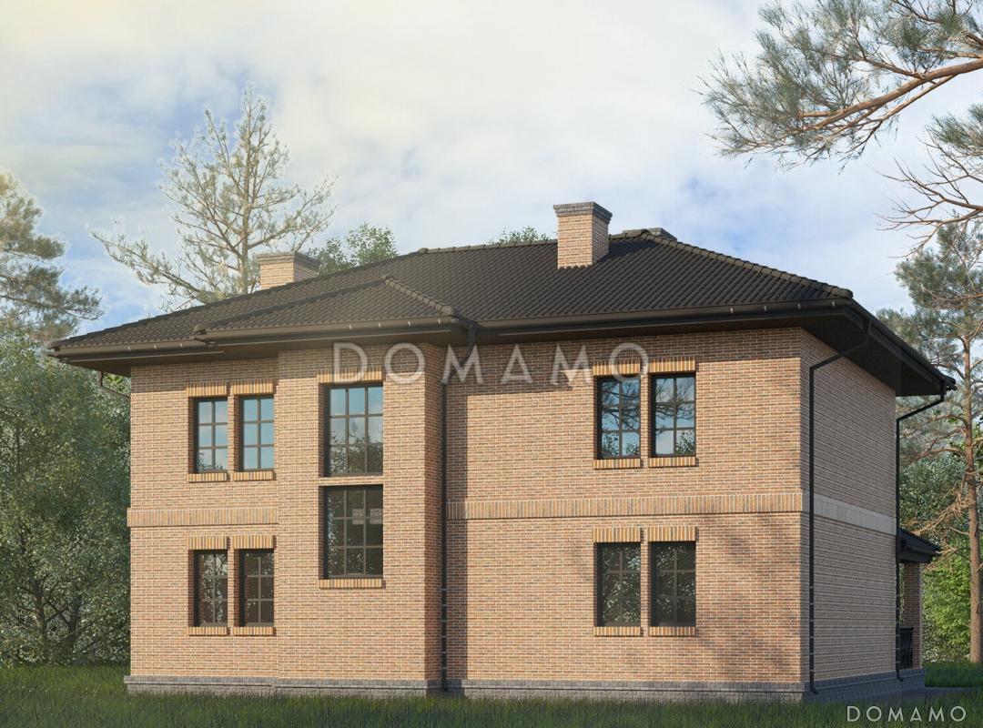 Проект двухэтажного дома с просторной гостиной, террасой и комнатой для отдыха / 5