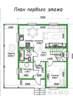 ИП Леонов О.В. / План 1 этажа