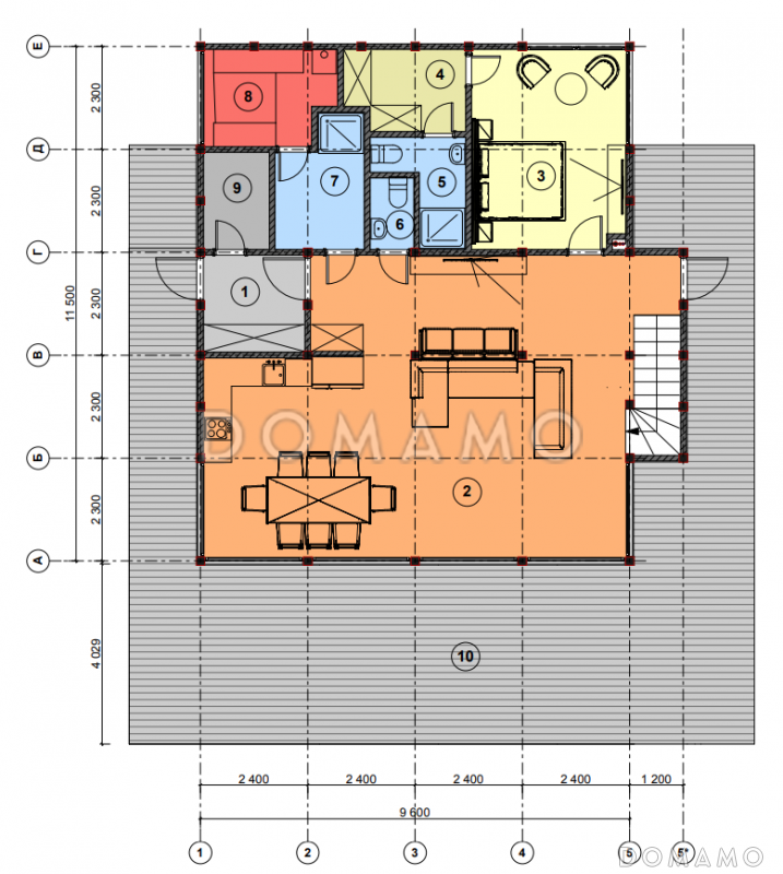 ART 8 / План 1 этажа
