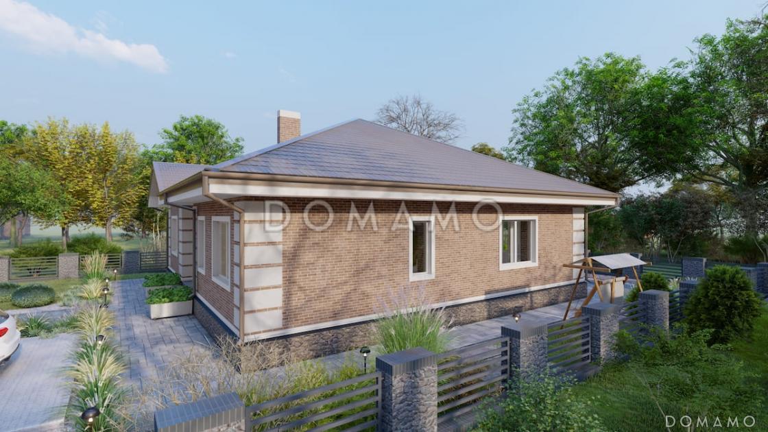 Проект одноэтажного дома из газобетона для небольшой семьи / 4