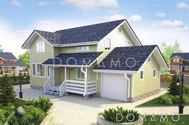 Проект каркасного дома с просторными комнатами