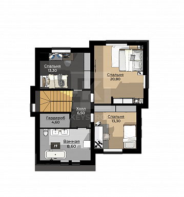 КейСтрой-405 / План 2 этажа