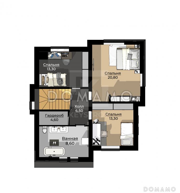 КейСтрой-405 / План 2 этажа