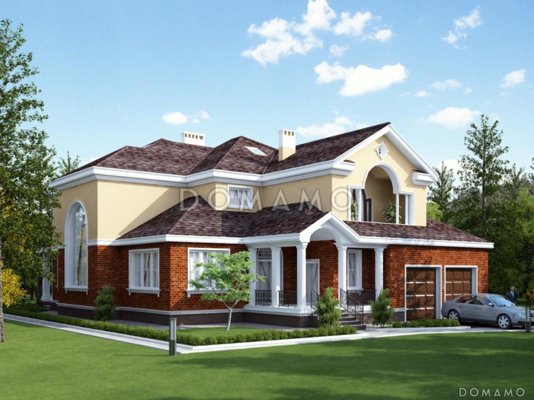 Проект просторного и светлого двухэтажного дома для большой семьи  / 1