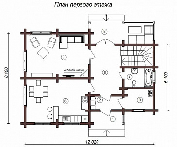 Д-98 / План 1 этажа Д-98 / План 1 этажа