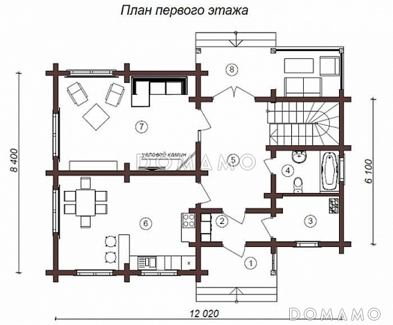Д-98 / План 1 этажа Д-98 / План 1 этажа