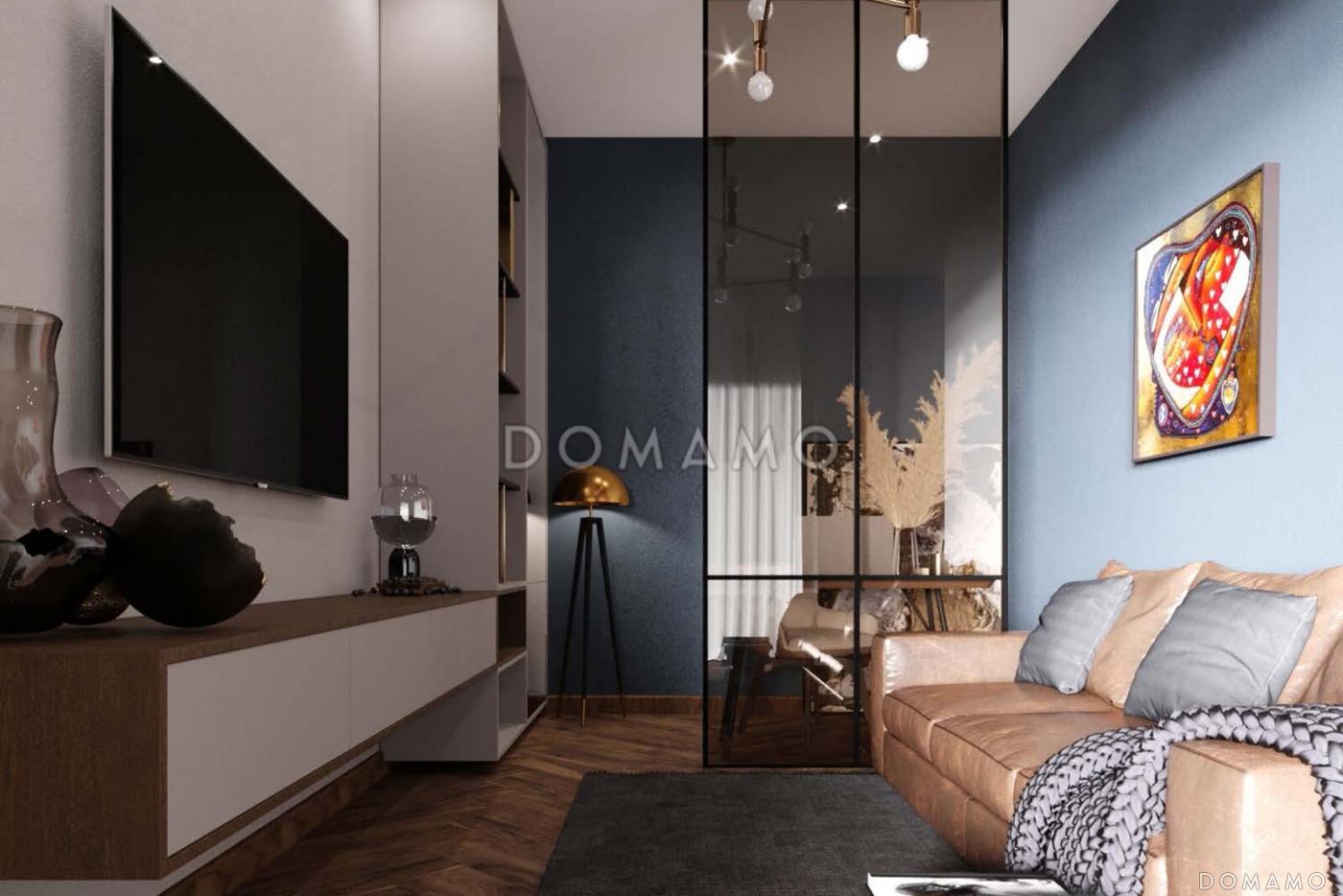 Проект дома из газобетона с сауной, 3 спальнями, террасой барбекю и навесом на 2 машины / 29