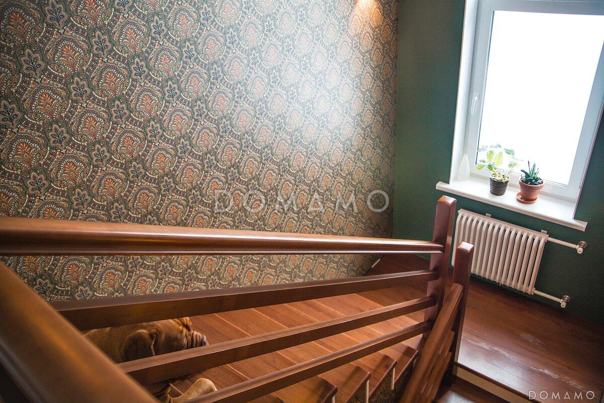 Проект мансардного дома из кирпича с детскими комнатами, уютной гостиной и сауной / 29